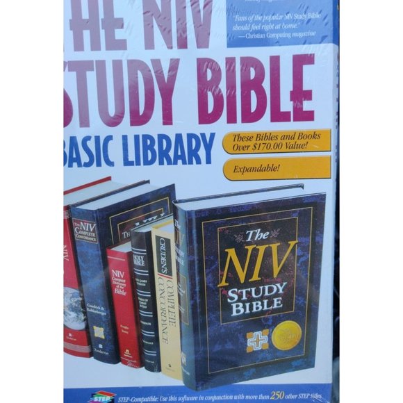 NIV STUDY BIBLE BASIC LIBRARY FOR WINDOWS NOS Brand New - Picture 5 of 11
